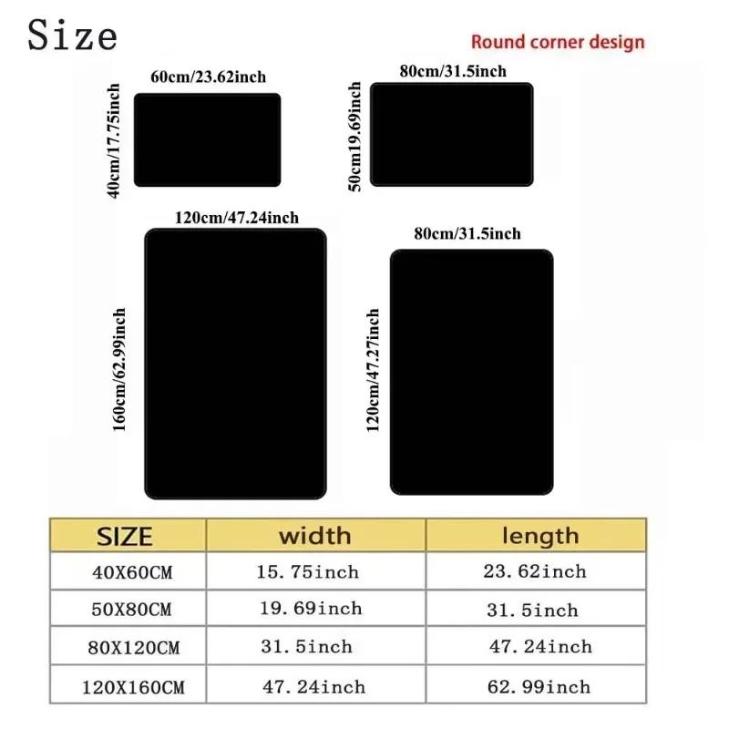 Funny Spooky Christmas Theme Carpet Living Room Bedroom Sofa Office Large Area Decorative Mat Kids Play Four Seasons Rugs Gift