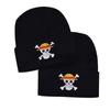 Anime Knited Hats Cosplay Adult Unisex Cap Cartoon Costume Luffy Peripheral  Warm Beanie Hat Accessories