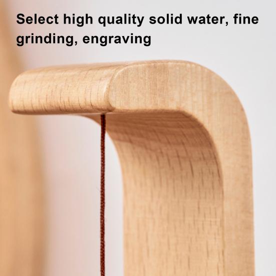 1 шт/2 шт деревянный С-образный колокольчик с магнитным присоской для дверей, колокольчик для владельцев магазинов для открывания дверей, минималистичный колокольчик для домашнего сада