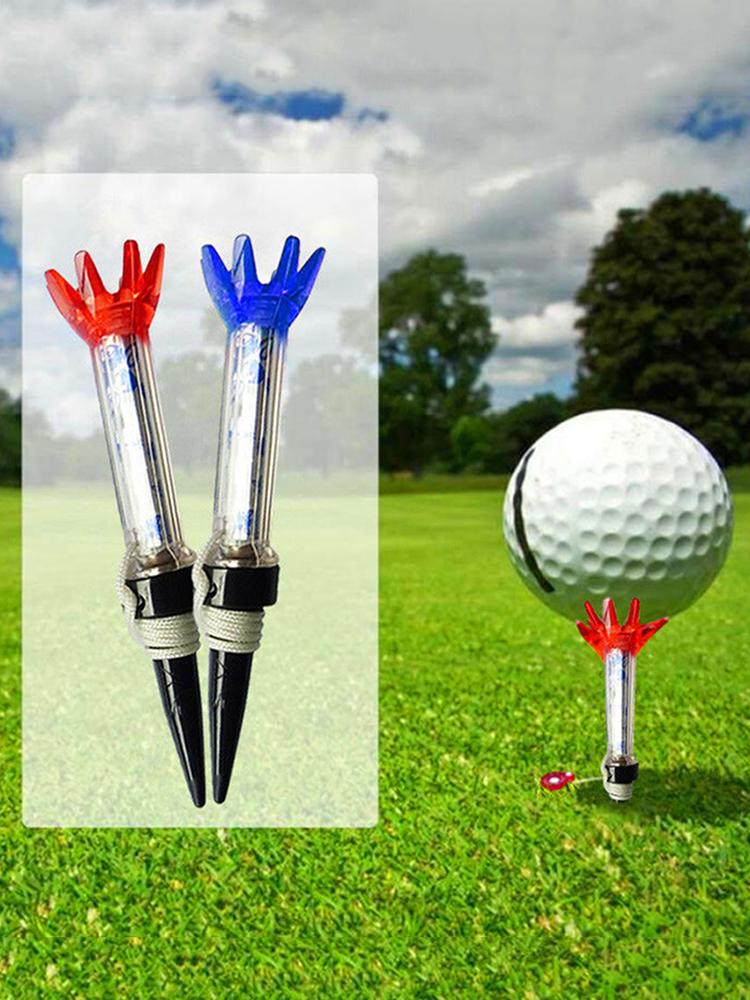 80mm Golf Tees Low Friction and Resistance 2PCS Unbreakable Golf Tee Excellent Durability and Stability Golf Balls Accessories