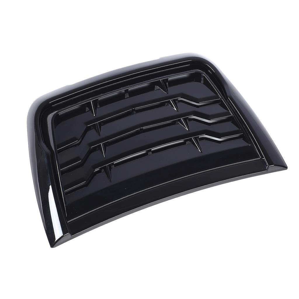 Intake Vent Air Scoop Bonnet Cover Glossy Black Hood Air Intake Trim Cover Improve Heat Dissipation
