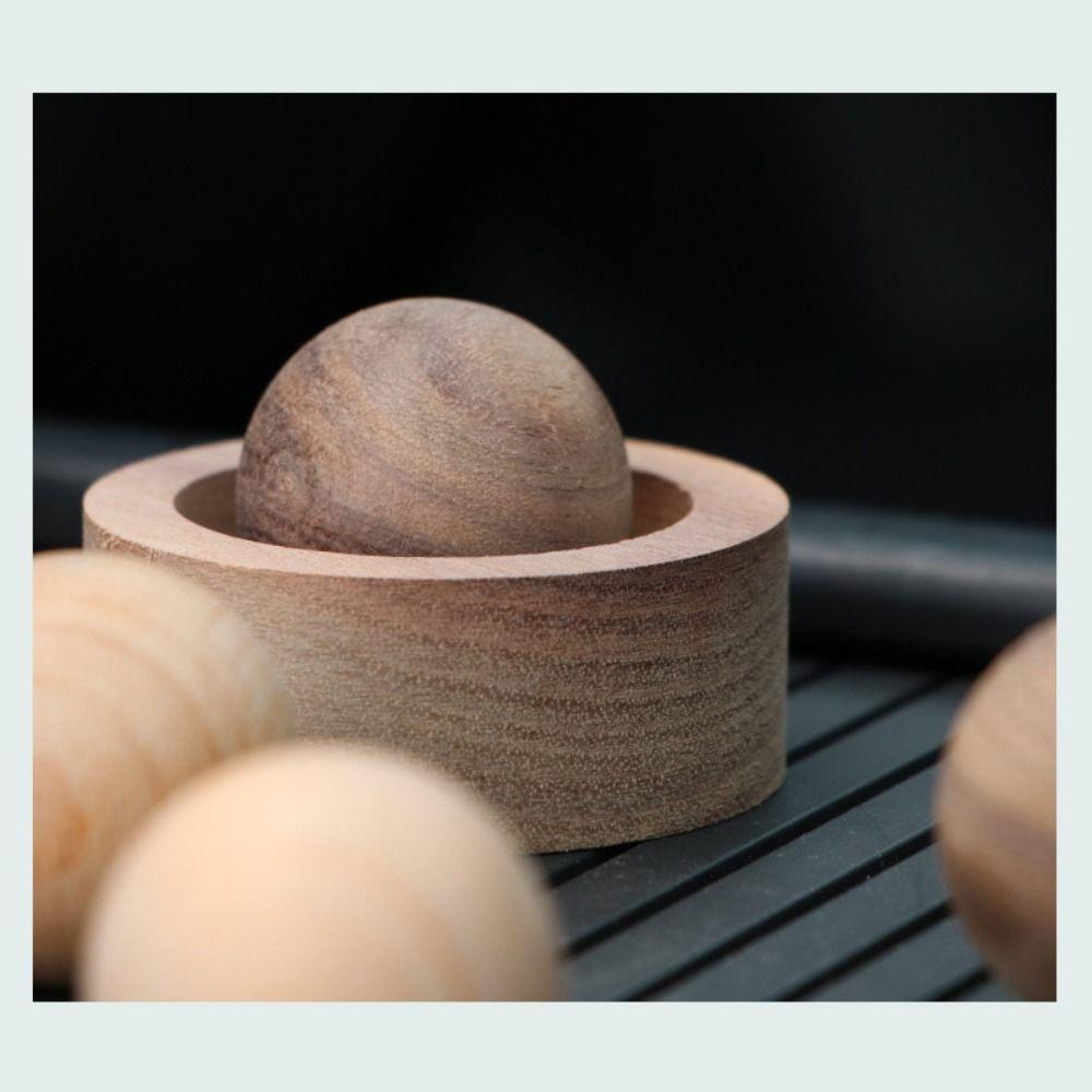 Expanded Essential Oil Diffuser Spherical Wood Ornaments Fragrant Wood  Home Bedroom Ornaments