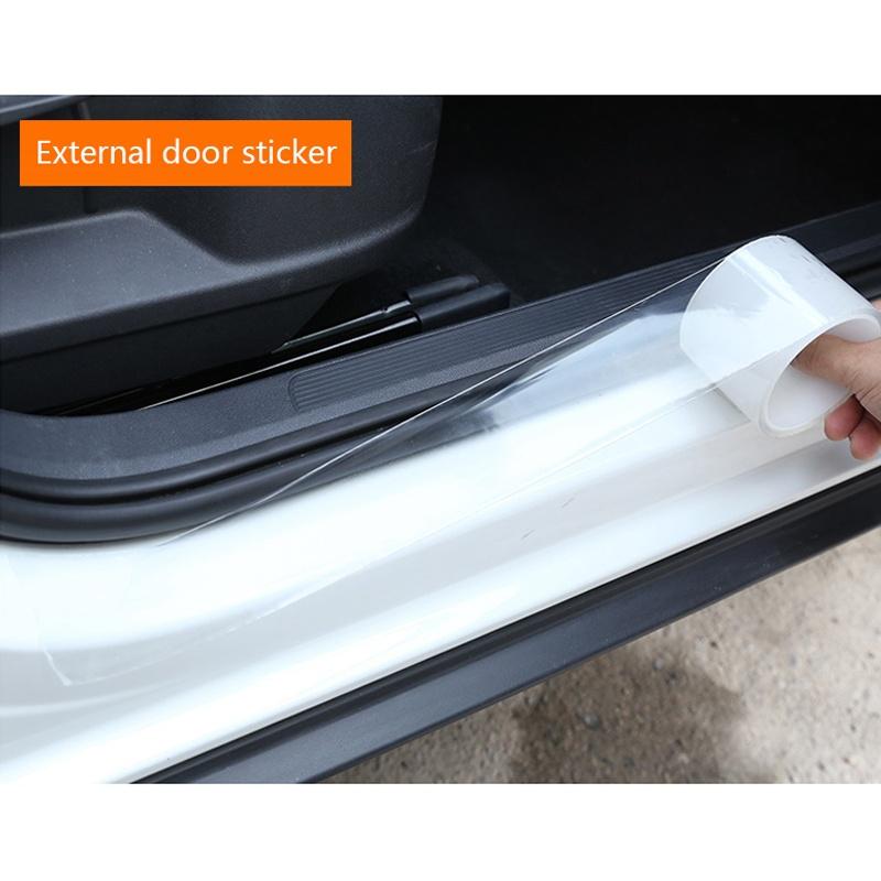 3 м/10 м наклейки для автомобиля, защитная пленка для края двери, против царапин, прозрачная пленка, стиль, автоаксессуары