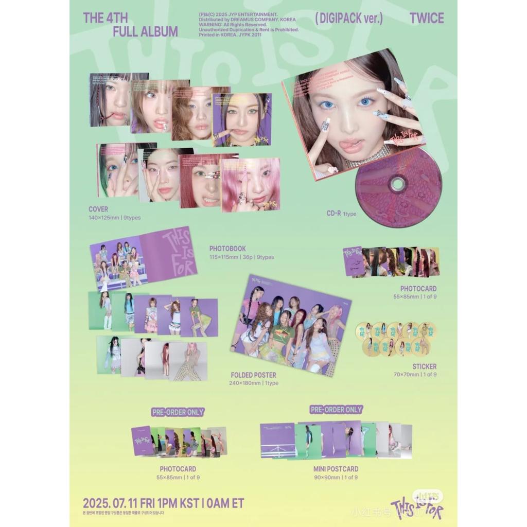 Twice 4-й Полноформатный Альбом [ЭТО ДЛЯ] (ДИГИПАК Вер.)