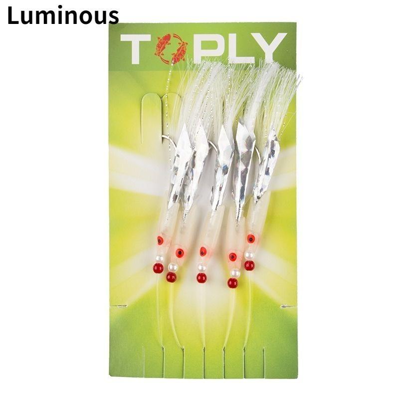 5 шт./Крючок для рыбы, крючок для защиты от наматывания, светящийся крючок для рыболовных снастей