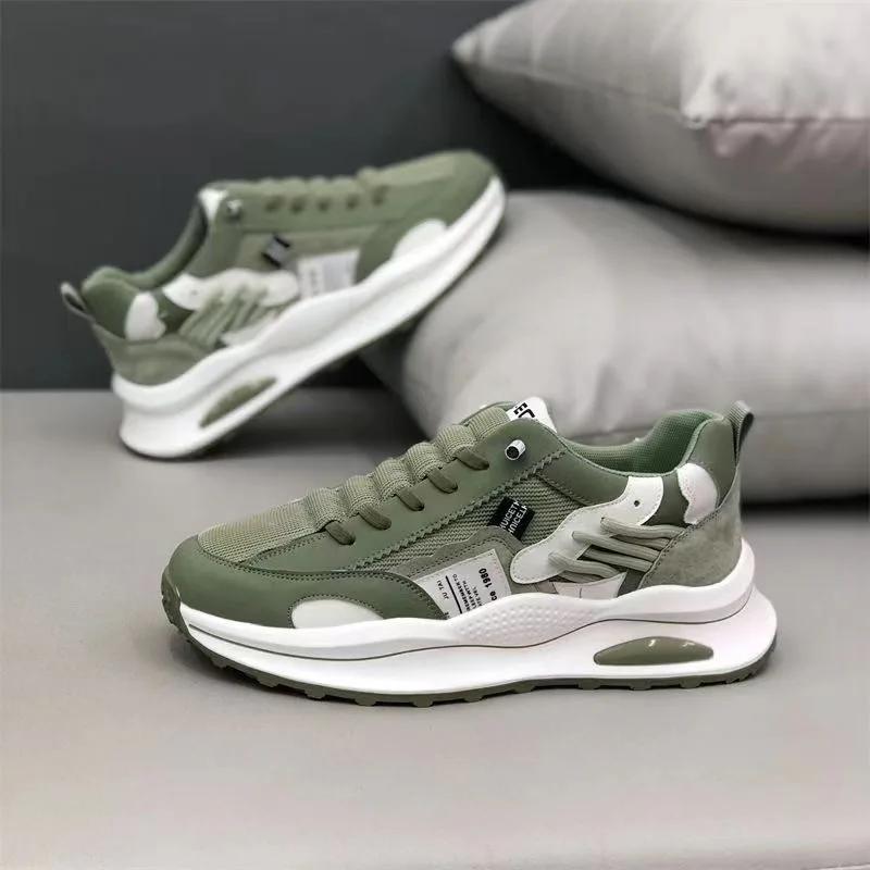 Мода 2025 Новые мужские кроссовки Сетчатые дышащие Повседневная обувь Уличные теннисные тренировочные туфли Дизайнерские платформенные спортивные кроссовки для бега для мужчин