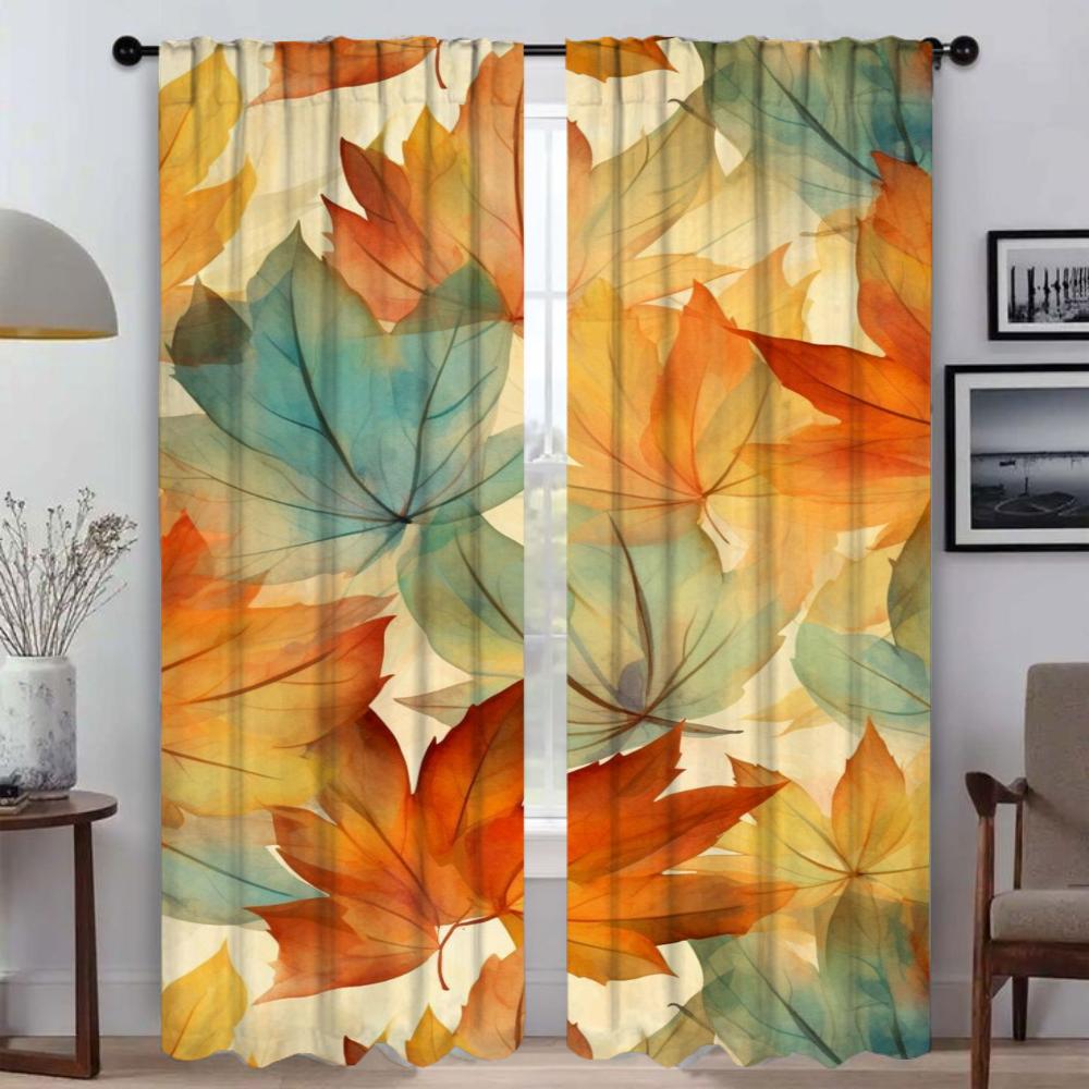 Плотные шторы для гостиной, шторы для домашнего интерьера, 2 шт., занавеска для окна, тюль для спальни, кухни