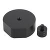 Satellite Tripod Adapter Aluminum Alloy 1/4in-20 3/8in-16 Thread Satellite Tripod Mount Stand Adapte