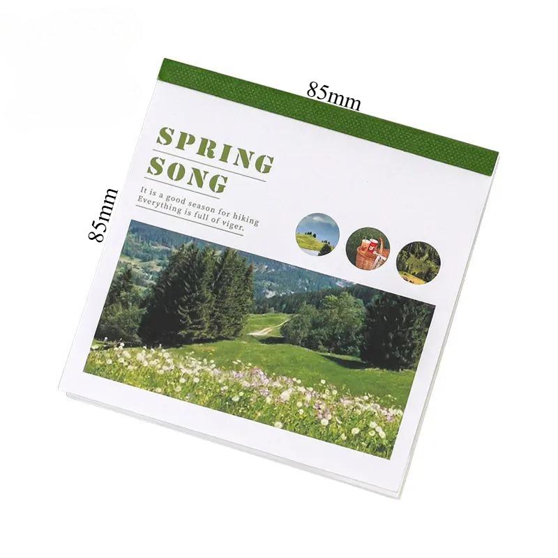 40 листов/книга Эстетический пейзаж Масляная живопись Искусство Девушка Книга наклеек Сделай сам Журнал Декоративное искусство Скрапбукинг Материал Канцелярские наклейки