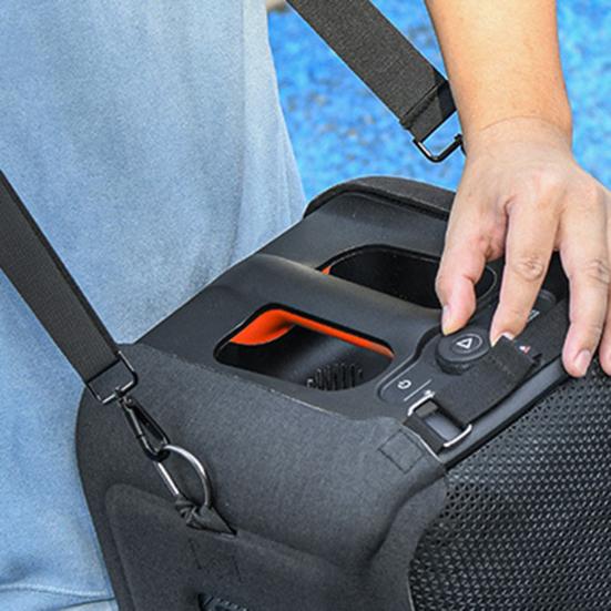 EVA Travel Carrying Speaker Bag Case with Shoulder Strap Shockproof Protective Shell Hands-Free Portability Easy Carry Premium Protection Case for JBL