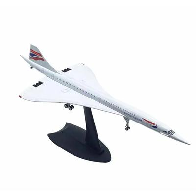 1/200 Модель британского самолета Конкорд G-BOAG Сплав Готовое изделие Коллекционная модель