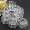 Empty Spool Plastic Convex Surface Plastic Sewing Machine Dedicated Thread StringPlastic Empty Bobbins Clear 10PCS  Unique