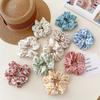 1Pc Small 10-12cm Cloth Tulip Rose Flower Elastic Hair Band Fashion Tie Hair Ring Rope Mori Girl Department Cute Headdress