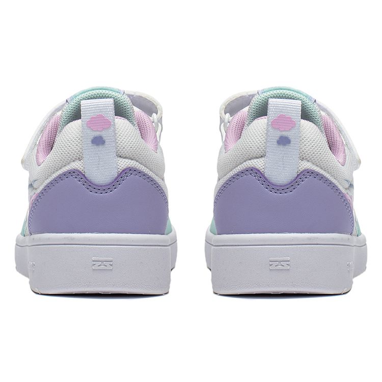 Li Ning Kids Sports Lifestyle Series Shock Absorbation Rebound Низкие детские кроссовки Детские кроссовки Белый Синий Фиолетовый YKNT104-2