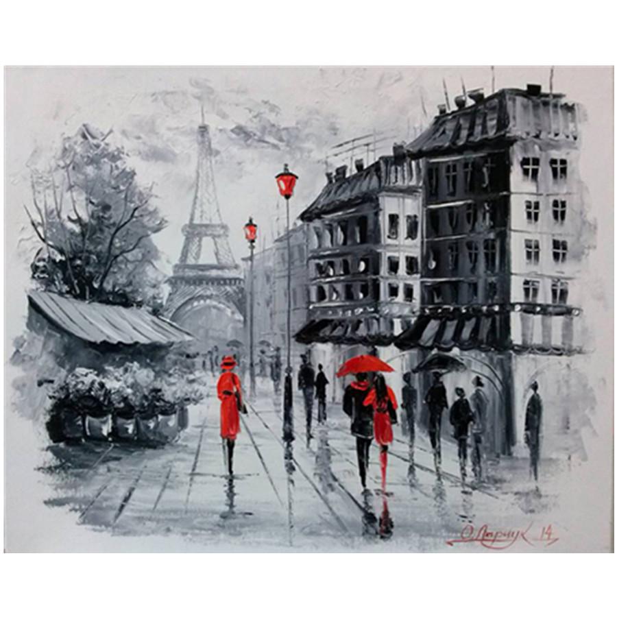 Full 5D Diy Diamond Painting Sketch Street View Diamond Embroidery Cross Stitch Home Decor Handmade