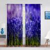 Деревенские сиреневые цветы фиолетовые лавандовые цветочные прозрачные шторы для гостиной спальни кухни шторы окна драпировки кулиска 2 шт.
