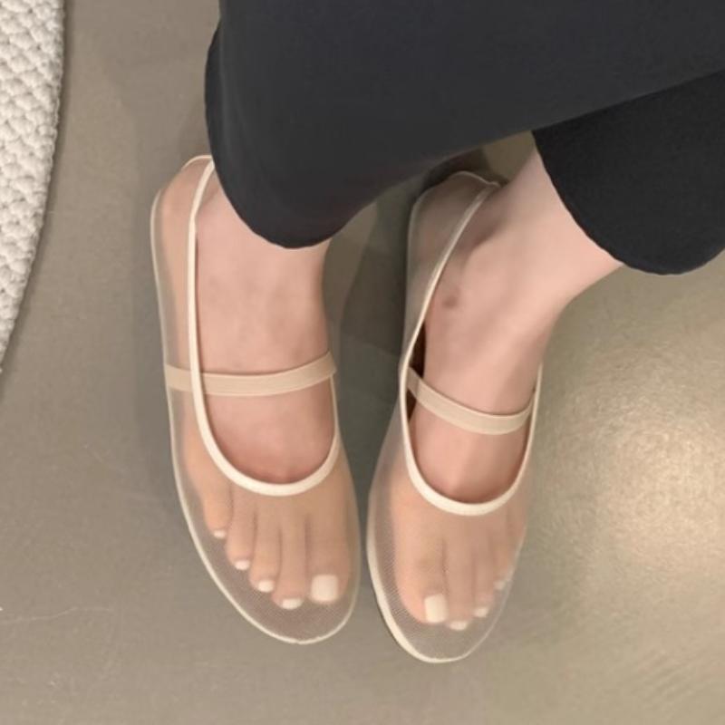 Fashion Designer Women's Flats Mesh Sandals Fad Loafers Shoes Summer Trend 2025 New Walking Soft Shoes Shallow Dress Zapatillas De Mujer