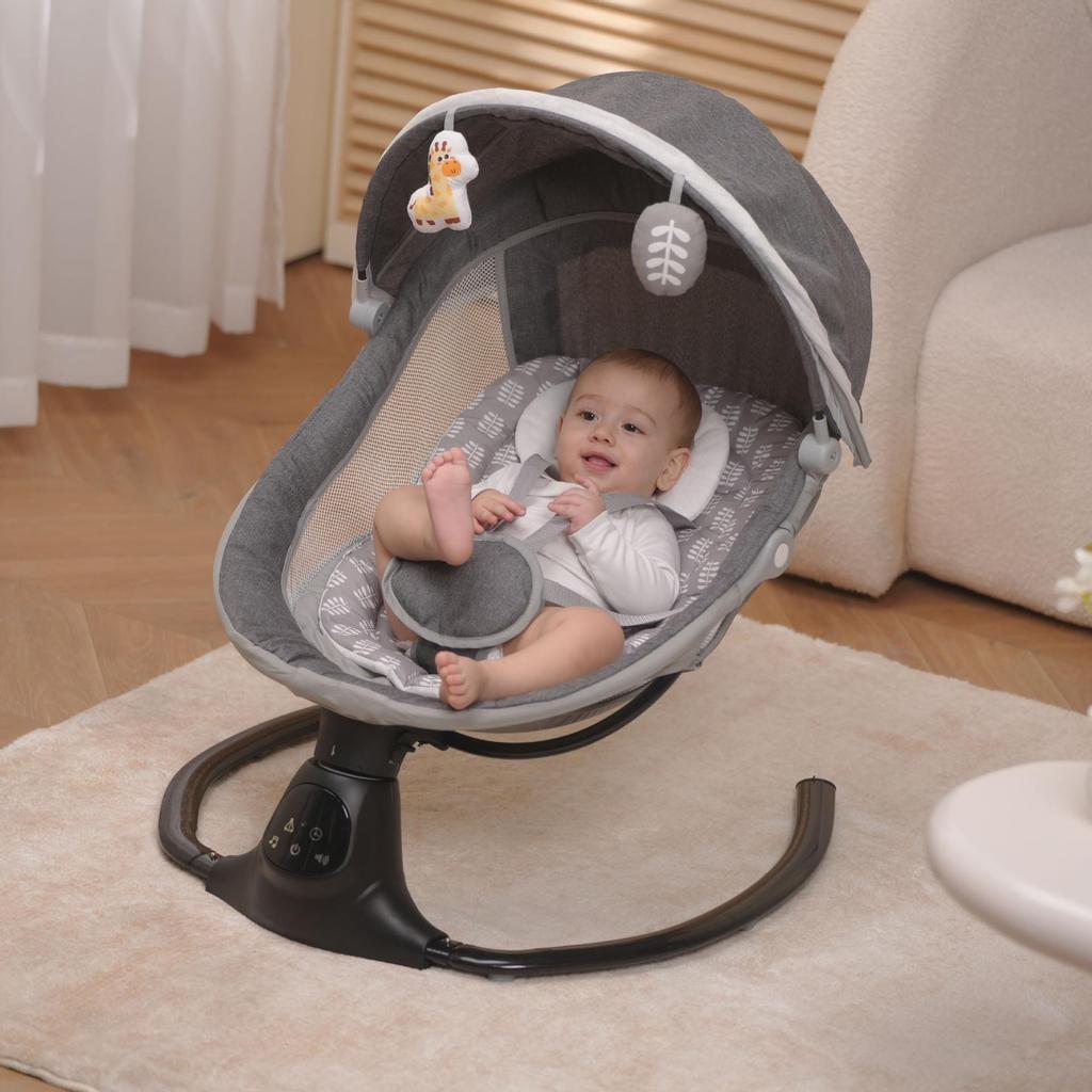 Multifunctional Electric Baby Rocker Cradle: Soothing Chair for Newborns