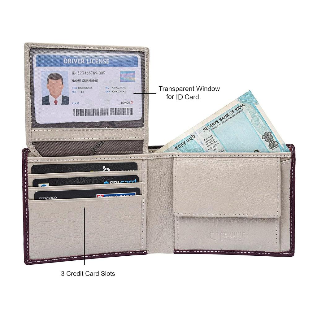 Мужской кожаный кошелек Kyle Brown/Sand