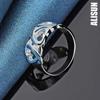 925 Sterling Silver Heart Ring Fashion Wedding Jewelry