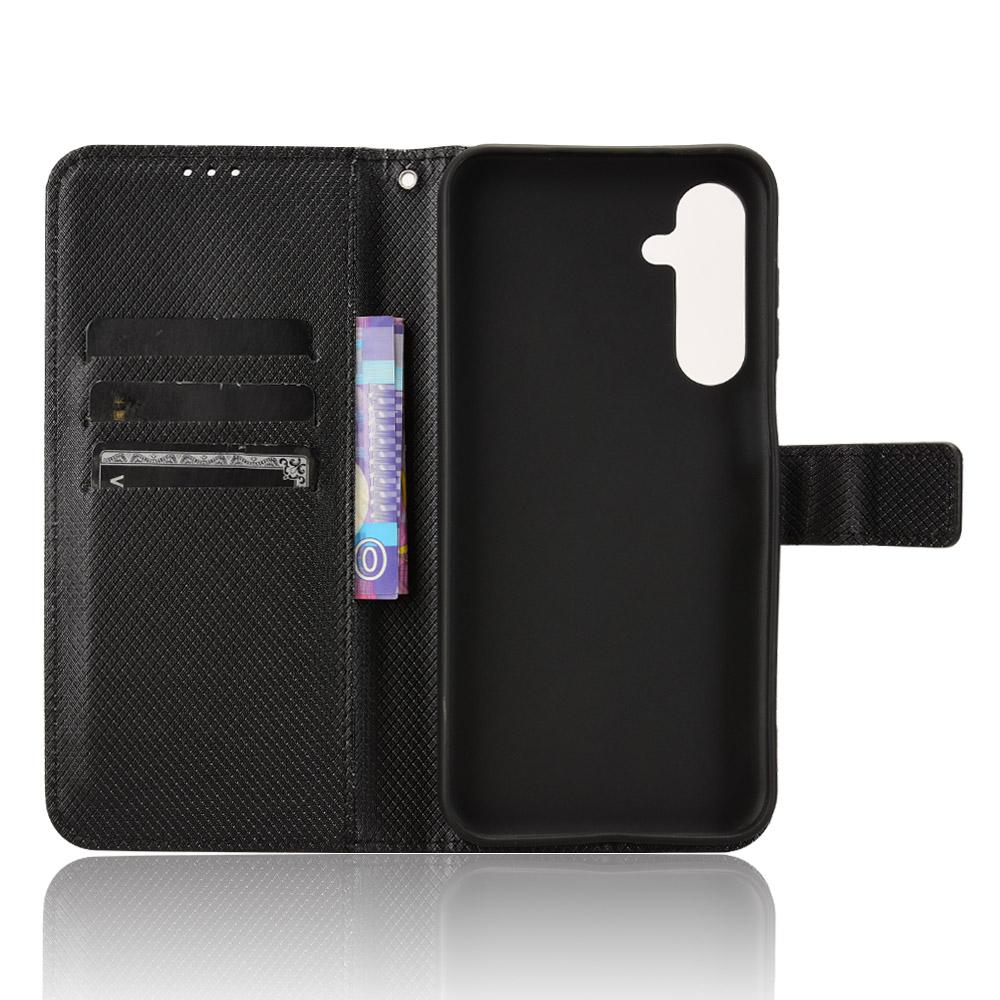 For Samsung Galaxy M35 5G Case Diamond Texture PU Leather Phone Cover