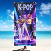 1 шт. Пляжное полотенце K-pop Идол Девичья группа Микрофибра Мягкое Быстросохнущее Спортивное полотенце для спортзала Полотенце для ванны для ванной комнаты Плавания