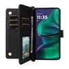 Для Motorola Edge 60 Stylus 5G/Moto G Stylus 5G (2025) Чехол с плечевым/кистевым ремешком Кожаный чехол для телефона Подставка Кошелек