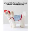 Охлаждающий жилет для питомцев с регулировкой для летних прогулок на улице для собак и кошек