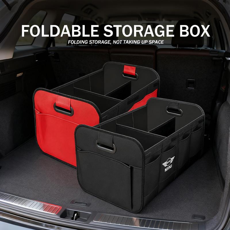 Car Trunk Storage Organizer Compartment Collapsible Cargo Box For MINI Cooper R60 R56 F56 F55 F57 F60 Countryman Convertible pwaxk99