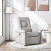 VidaXL Reclining Massage Chair Cloud Grey Fabric, Massage Chair, Armchair, Sofa Armchair, Office Chair 4015635