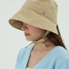 ВА Изогнутая Овальная Металлическая Шляпка-Боннет Бежевая