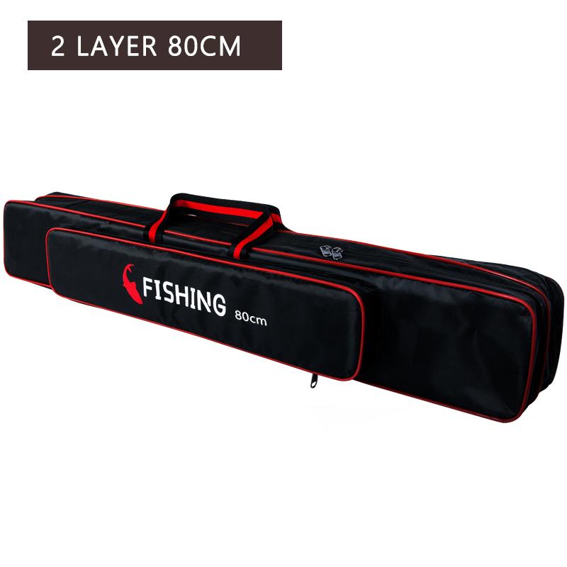 Портативная многофункциональная сумка-переноска для рыбалки, холст 110/120 см, сумки для удочек, двух-/трехслойный чехол для хранения для Pesca XA143G