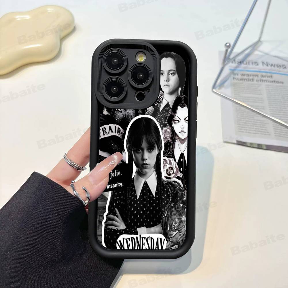 Cool Girl W-WednesdayS A-Addams TPU Phone Cover For Iphone 17 16 15 14 13 12 11 Pro Max Plus Case Cover