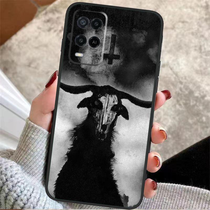 Чехол 'Дьявол Сатана Темное Искусство' для OPPO A96 A76 A16 A98 A78 A58 A18 A15 A17 A77 A5 A9 A74 A94 A52 A72 A53S A54S A57S