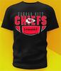 Футболка Kansas City Chiefs Ball с потертостями Размеры от детских до взрослых 6XL