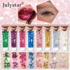 Mermaid Scales Gel Sequins Eyeshadow Liquid Face Lips Colorful Body Polarized Stage Sequins Eyeshadow