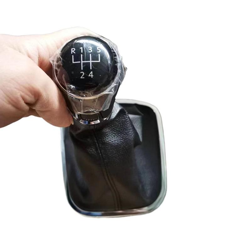Кожаная ручка переключения передач с пыльником для Volkswagen New POLO