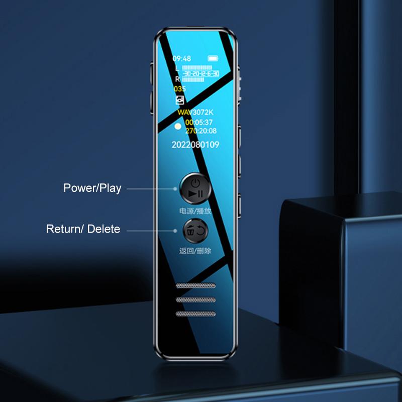 Vandlion V62 цифровой голосовой рекордер, диктофон, аудиозапись на большие расстояния, Mp3-плеер, шумоподавление, Wav-запись