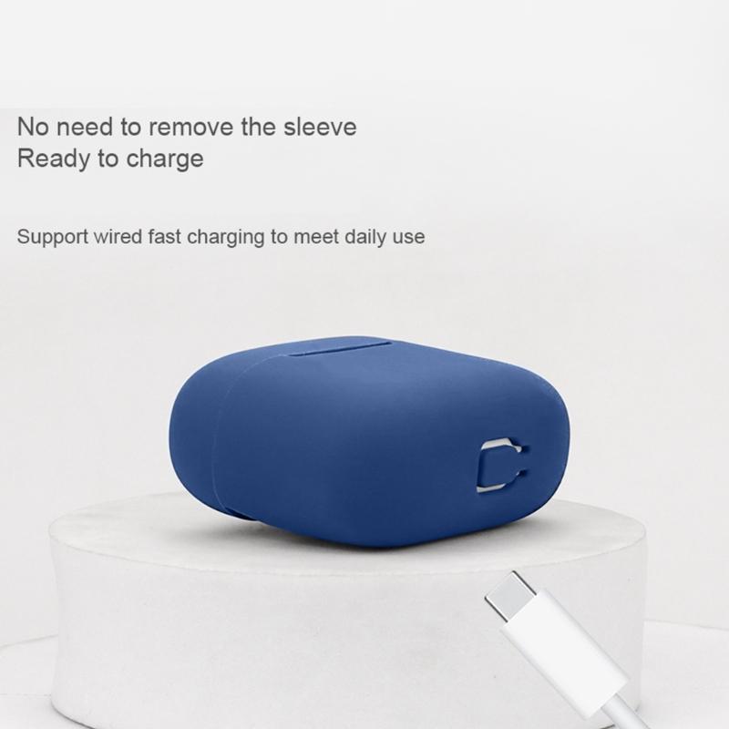 Чехол для наушников W04 Plus, мягкий силиконовый корпус, гибкий чехол, водонепроницаемая кожа