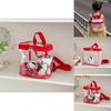 Прозрачный детский рюкзак с рисунком кошки Hello Kitty, из дышащего полиуретана, для детей детского сада