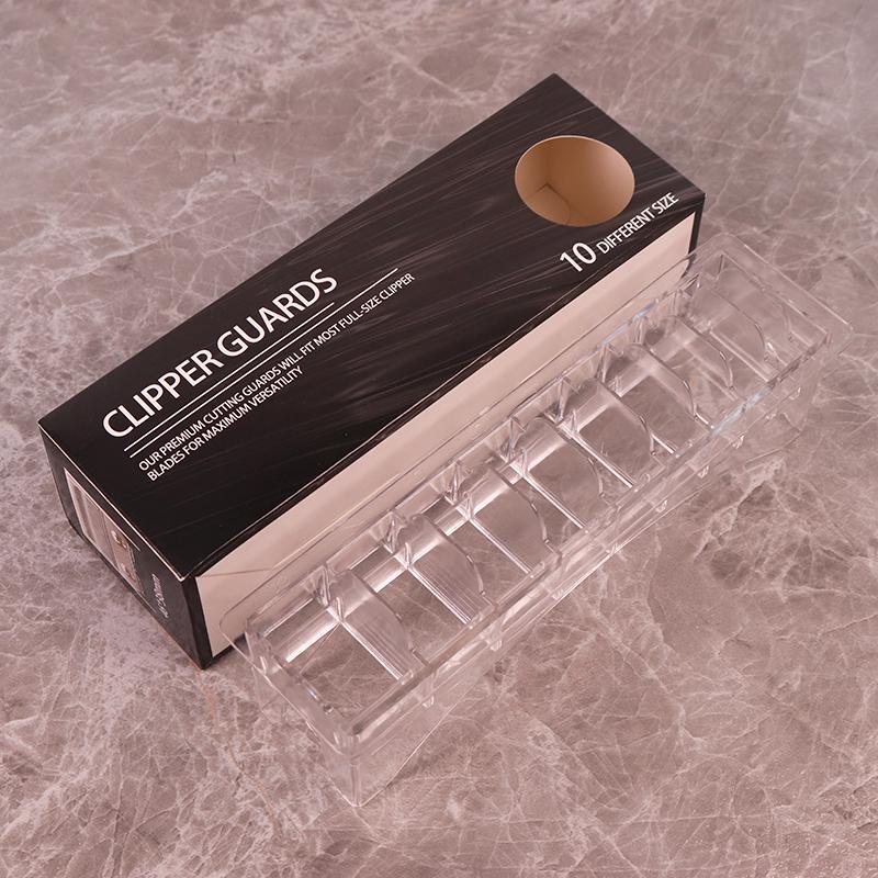 1pcs 10-grid limit comb storage box electric hair clipper holder storage box hair salon hair clipper tool