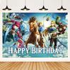 211. The Legend of Zelda Happy Birthday Backdrop 3x5ft Anime Video Game Theme Banner