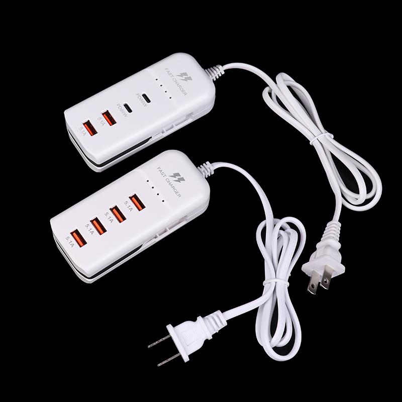 1 шт. USB-концентратор адаптер мобильный телефон US Plug быстрое зарядное устройство USB зарядное устройство Pd Type C быстрая зарядка быстрые настенные зарядные устройства Multiport
