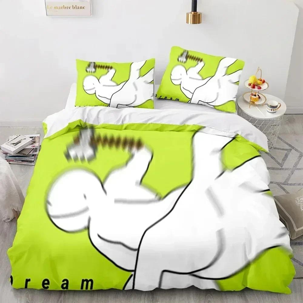 Верхний комплект постельного белья GeorgeNotFound Dream Merch Пододеяльник Ranboo Двуспальный Twin Full Queen King Для Взрослых Детей Покрывало