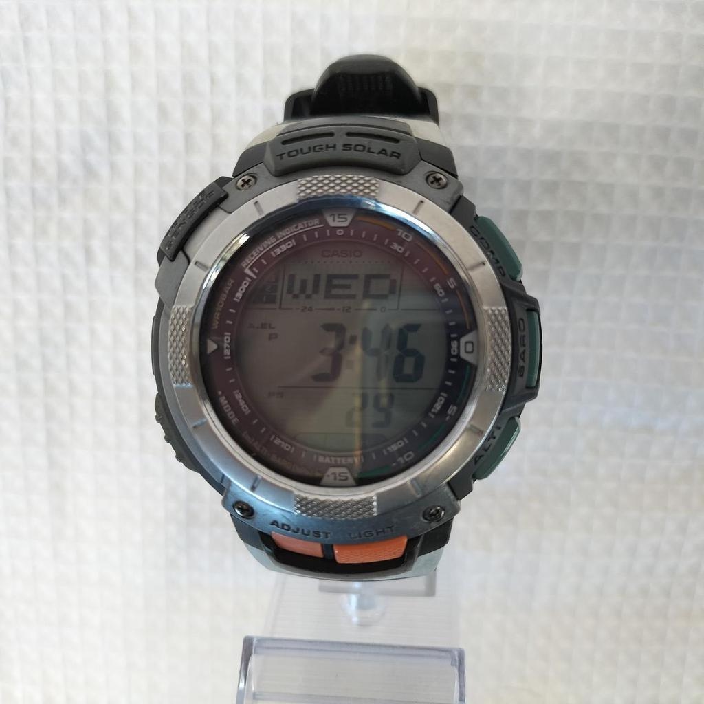 Б/у CASIO PRW-1000J-1JR PRO TREK солнечно-радиоуправляемые часы