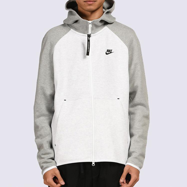 Nike Спортивная повседневная куртка с капюшоном Мужские куртки Серый 928484-052