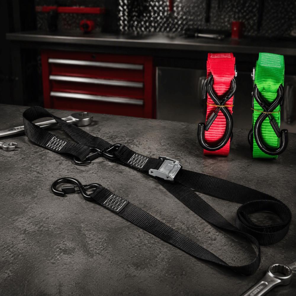 Lock S Hook Tie Down Strap Heavy Duty Cam Buckle Strap Kit Heavy Duty Strap Enduro
