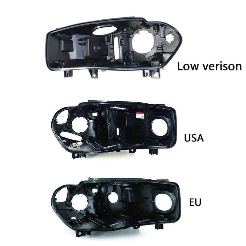 Для BMW X5 F15 2014 2015 2016 2017 2018 Основание фары Корпус фары Заднее основание автомобиля Автомобильное заднее основание EU US Низкая версия