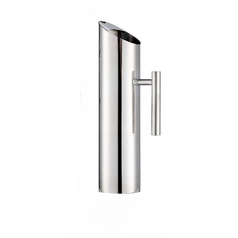 Thickened 304 Stainless Steel Water Pitcher Straight Body Bar Ice Jug Cold Water Tea Jug In Stock