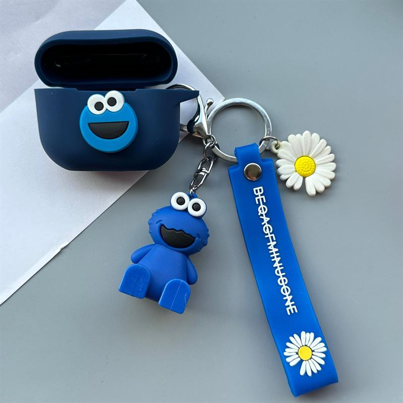 Suitable for AirPods pro1 wireless bluetooth headset case apple 1 flower cartoon 1/1 silicone soft case